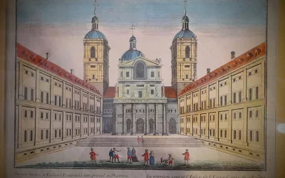 El Escorial, vista óptica del 1760